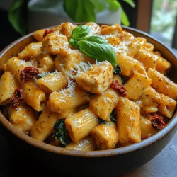 In recent years, creamy pasta dishes have surged in popularity, captivating the hearts and taste buds of home cooks and food enthusiasts alike. The allure of these rich, comforting meals lies not only in their indulgent flavors but also in their ability to transform a simple weeknight dinner into a gourmet experience. Among the myriad of creamy pasta recipes available, the Creamy Sun-Dried Tomato Chicken Pasta stands out as a perfect choice for anyone seeking a quick yet satisfying meal that doesn’t compromise on taste or nutrition.