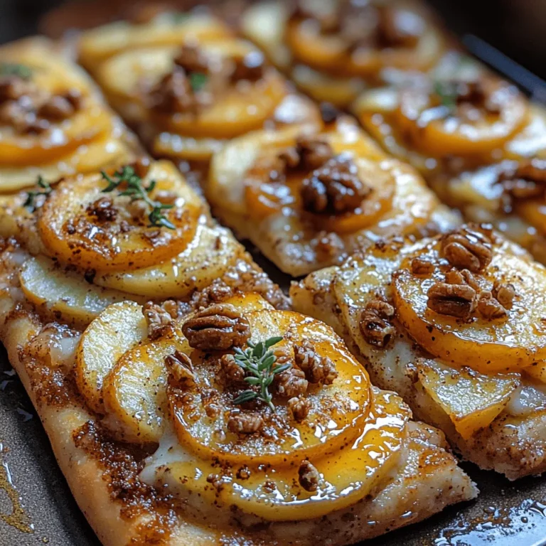 When it comes to culinary creations that tantalize the taste buds, the Honey Roasted Apple and Brie Flatbread stands out as a perfect blend of sweet and savory. This dish not only highlights the natural sweetness of apples but also balances it beautifully with the creamy richness of Brie cheese. Whether you're entertaining guests or simply enjoying a cozy night in, this flatbread recipe is sure to impress with its sophisticated flavor profile and simple preparation.