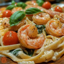 Creamy Tuscan Shrimp Pasta