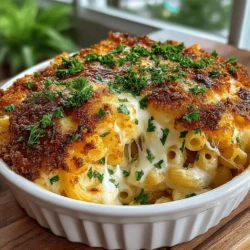 There are few things more comforting than a warm slice of baked macaroni pie, especially on a chilly evening when all you want is a cozy meal that feels like a warm hug. Growing up, my kitchen was often filled with the tantalizing aroma of bubbling cheese and the sound of laughter as my family gathered around the table. One dish that always stole the show was my grandmother’s baked macaroni pie. The way it melded creamy cheese, tender pasta, and a crunchy topping was nothing short of magic. Today, I’m excited to share my own take on this beloved classic: the Cheesy Delight Baked Macaroni Pie. This recipe is perfect for gatherings, family dinners, or just a delightful treat for yourself.