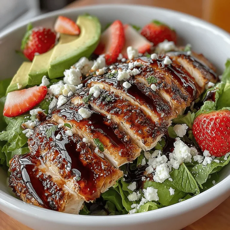 The Strawberry & Turkey Salad Bowl is a delightful dish that marries the sweetness of fresh strawberries with the heartiness of turkey, creating a colorful and nutritious meal that appeals to a wide range of palates. This salad is not only visually appealing, with vibrant colors and textures, but it also delivers a satisfying mix of flavors that keeps your taste buds engaged. Whether you’re looking for a refreshing lunch option, a light dinner, or a quick snack that doesn't compromise on nutrition, this salad fits the bill perfectly.