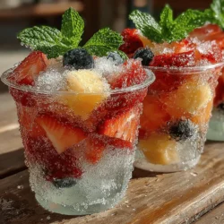 Once your zesty lemonade mixture is ready, it's time to fill your chosen cups with this refreshing blend. Start by ensuring that your fruit cups are clean and dry. You can opt for a variety of cup types depending on your presentation preferences and the occasion. Here are some popular options: