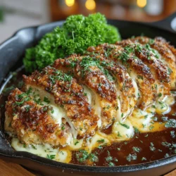 Chicken Cordon Bleu has long been celebrated as a classic dish that beautifully marries flavors and textures, making it a favorite for both home cooks and restaurant-goers alike. Traditionally, this dish consists of tender chicken breasts stuffed with savory ham and gooey cheese, then battered and fried to a golden crisp. While the traditional method certainly has its charm, it can be time-consuming and not the healthiest option for those trying to maintain a balanced diet. Enter the Chicken Cordon Bleu Bake—a delightful twist on the classic that simplifies preparation and offers a healthier cooking method while retaining all the deliciousness that we love.