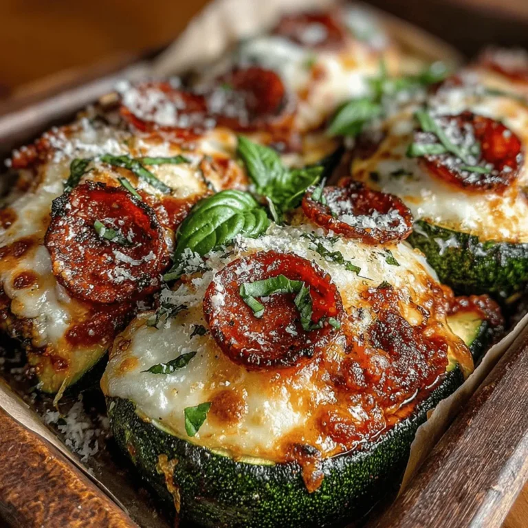 In the world of culinary creativity, healthy pizza alternatives have gained significant popularity, and for good reason. Many home cooks are eager to find ways to enjoy their favorite dishes without compromising their dietary goals. One such innovative approach is embodied in the concept of Cheesy Zucchini Pizza Boats. This delightful recipe not only satisfies those pizza cravings but does so in a way that is low in carbohydrates and rich in flavor. Zucchini, a versatile vegetable, serves as the perfect base for this dish, making it an excellent choice for anyone looking to enjoy a guilt-free pizza experience.