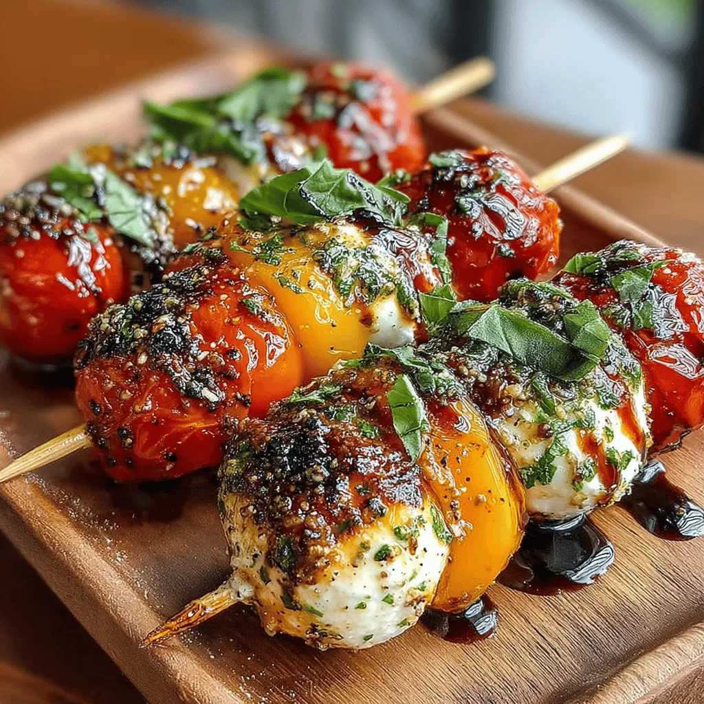 Fresh ingredients are the cornerstone of any great dish. Let’s dive into the key components of Caprese Delight Skewers to understand what makes them so special.