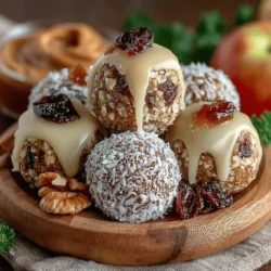 To elevate the nutritional profile of your No-Bake Apple Pie Energy Bites, consider incorporating chia seeds. These tiny powerhouses are rich in omega-3 fatty acids, fiber, and protein without altering the delightful apple pie flavor of the bites. Chia seeds absorb liquid and expand, adding a nice texture while providing essential nutrients that support heart health and digestion. Simply stir in a couple of tablespoons of chia seeds into your mixture before shaping the bites. This simple addition not only enhances the nutritional value but also contributes to a satisfying crunch.