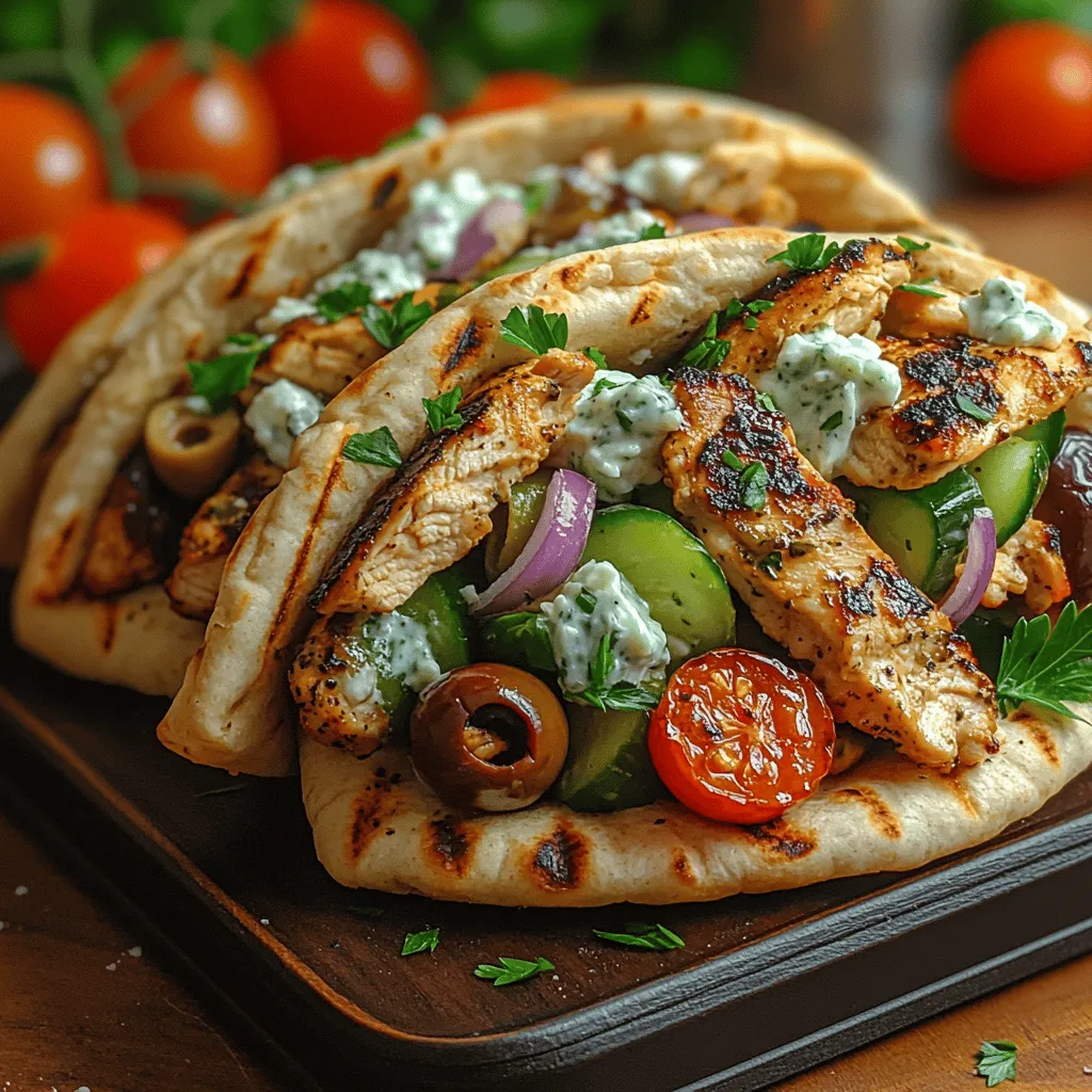 There’s something incredibly comforting about the aroma of grilled chicken wafting through the kitchen, mingling with hints of lemon and fresh herbs. It takes me back to those sun-kissed summer days spent in my grandmother’s garden, where she would whip up the most delightful Mediterranean dishes, often using the fresh produce she grew herself. One recipe that always stood out, both for its vibrant flavors and simple preparation, was her Greek chicken pita pockets. Today, I’m excited to share my take on this classic dish—the Zesty Greek Chicken Pita Pockets. Packed with flavor and freshness, these pita pockets are perfect for a quick lunch or a lively dinner. Let’s dive into this delicious recipe!