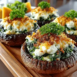 Before diving into the preparation, it’s essential to understand the ingredients that will make this dish shine. The star of the show, Portobello mushrooms, are characterized by their large caps and dense texture, making them an ideal vessel for stuffing. Their umami flavor pairs perfectly with various fillings and allows them to absorb the flavors of the ingredients they are paired with.
