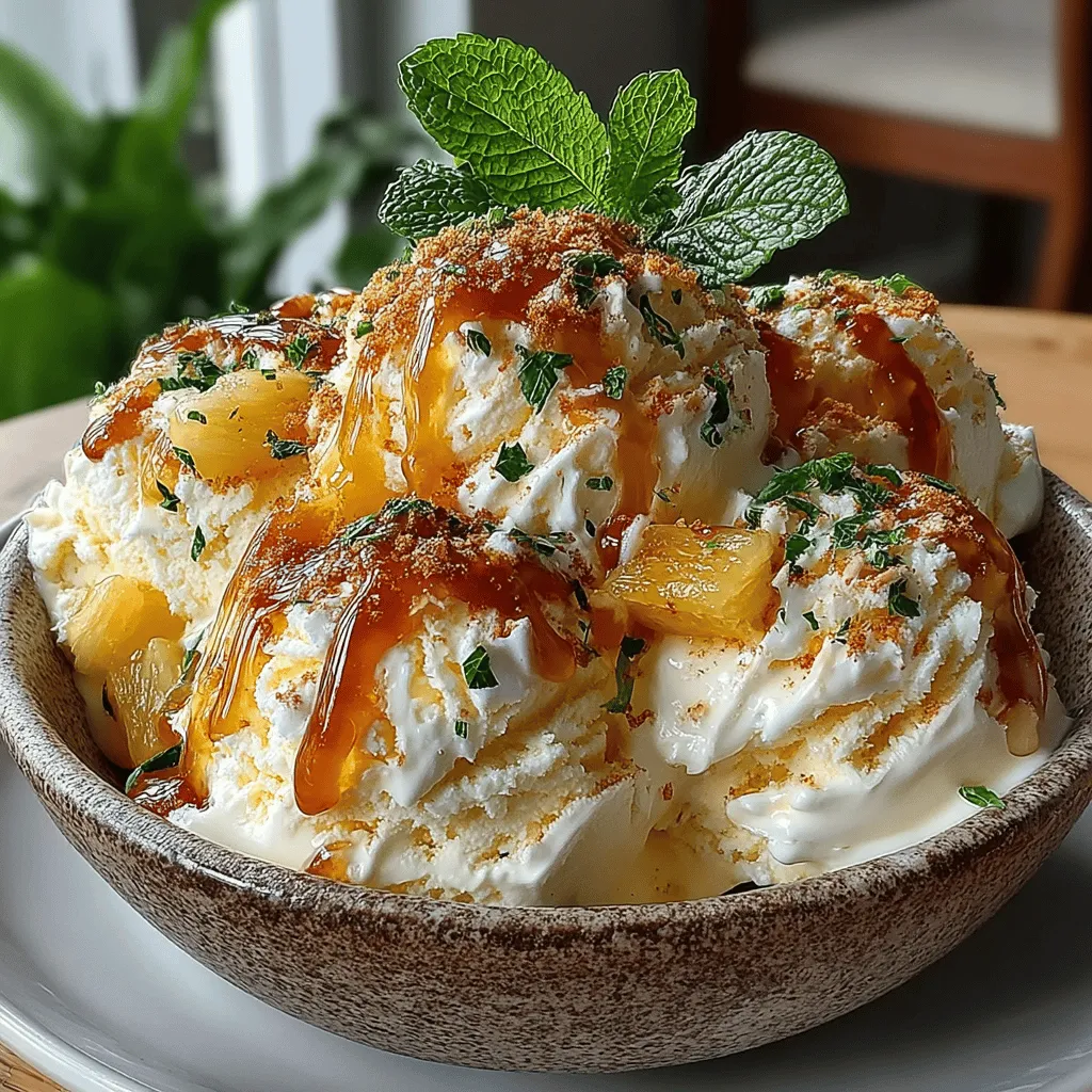 Tropical flavors are renowned for their bright, refreshing qualities, and they play a significant role in desserts around the world. Fruits like pineapple, mango, and coconut are often celebrated for their natural sweetness and juiciness, making them ideal bases for frozen treats. In this recipe, the combination of pineapple and lime creates a refreshing taste profile that not only tantalizes the taste buds but also transports you to sun-kissed beaches with every bite.