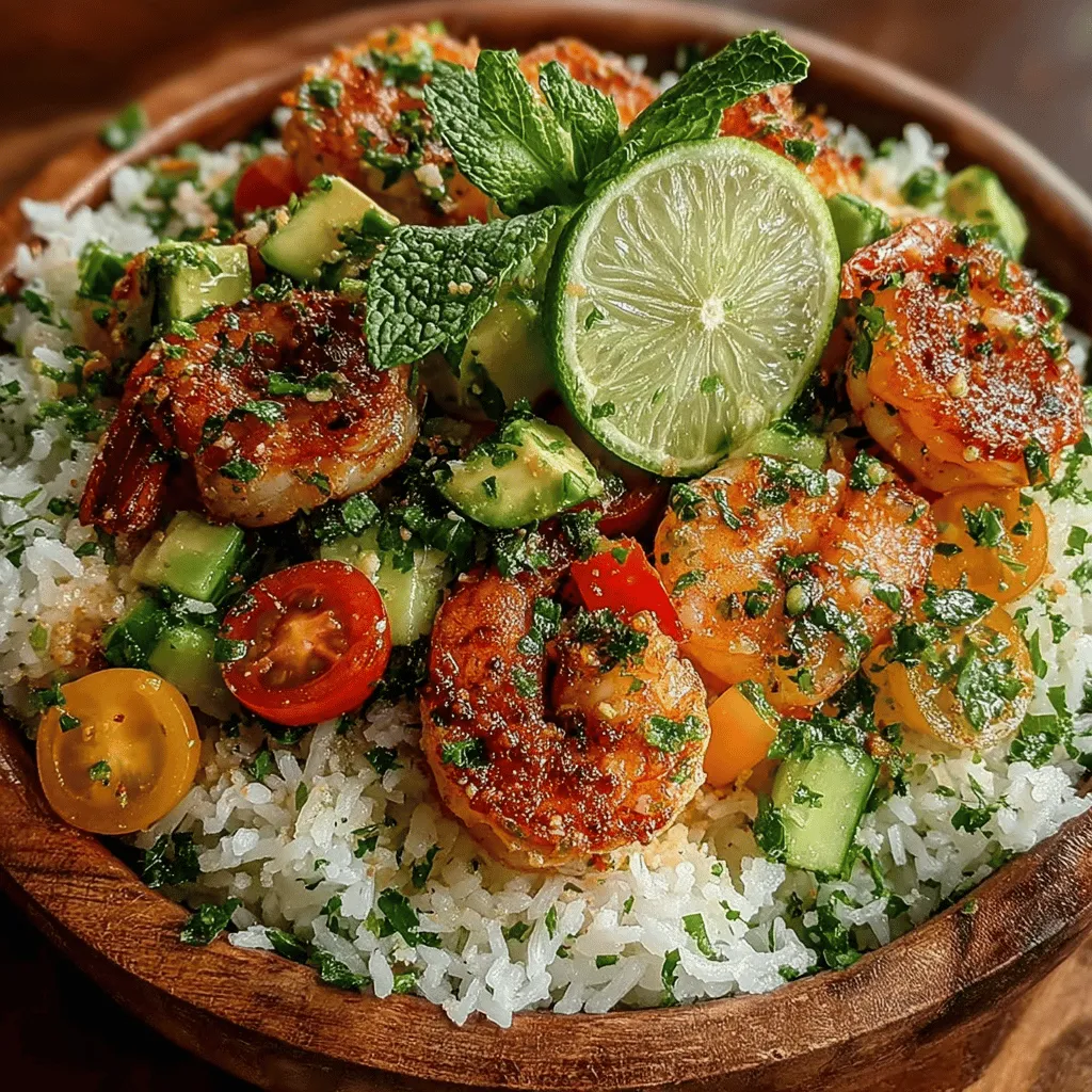 Welcome to a delightful exploration of a dish that's perfect for those warm, sunny days when you crave something light yet satisfying. The Chilled Shrimp & Herb Rice Delight is not only a feast for the eyes with its vibrant colors but also a powerhouse of nutrition, making it an ideal choice for gatherings, picnics, or a healthy meal at home. This dish combines tender shrimp, aromatic jasmine rice, and an array of fresh vegetables, all harmoniously blended with fragrant herbs and a zesty dressing. Whether you're looking to impress guests or simply indulge in a refreshing meal, this recipe is sure to become a favorite.