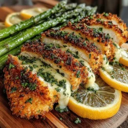 In this Garlic Parmesan Chicken & Asparagus recipe, Parmesan cheese plays a crucial role in elevating the dish's flavor and texture. This aged cheese not only adds a rich, nutty taste but also creates a delightful crust when baked. As it melts during cooking, Parmesan contributes to a creamy mouthfeel that complements the tender chicken and crisp asparagus.