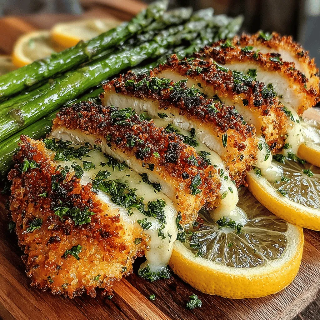 In this Garlic Parmesan Chicken & Asparagus recipe, Parmesan cheese plays a crucial role in elevating the dish's flavor and texture. This aged cheese not only adds a rich, nutty taste but also creates a delightful crust when baked. As it melts during cooking, Parmesan contributes to a creamy mouthfeel that complements the tender chicken and crisp asparagus.