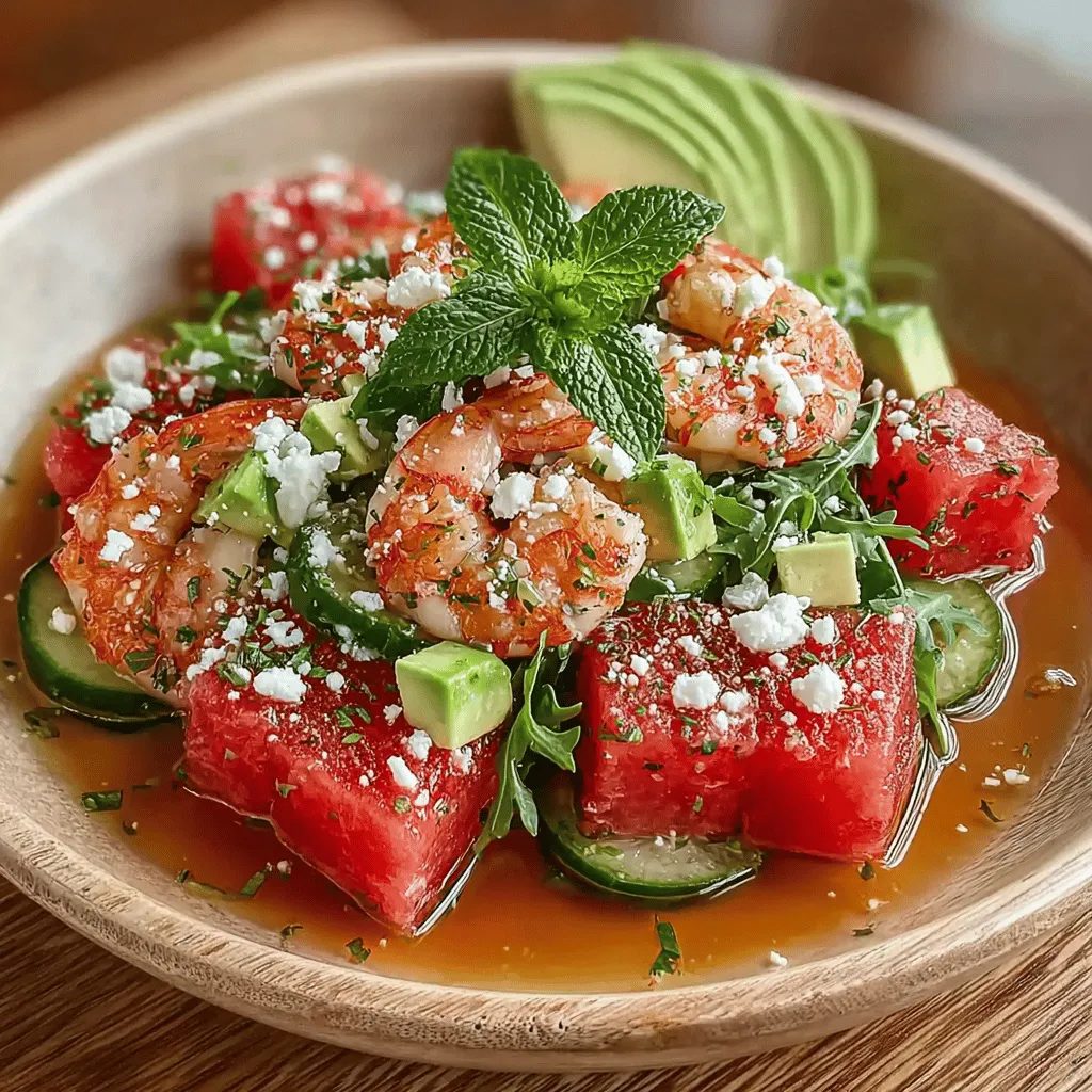In recent years, salad bowls have surged in popularity, transforming from simple side dishes into vibrant, nutrient-packed meals that cater to diverse palates. These bowls are an ideal canvas for creativity, allowing for an array of flavors, colors, and textures to come together in a single serving. Among the many delightful options, the Watermelon & Shrimp Salad Bowl stands out as a particularly refreshing choice, perfect for warm weather dining.