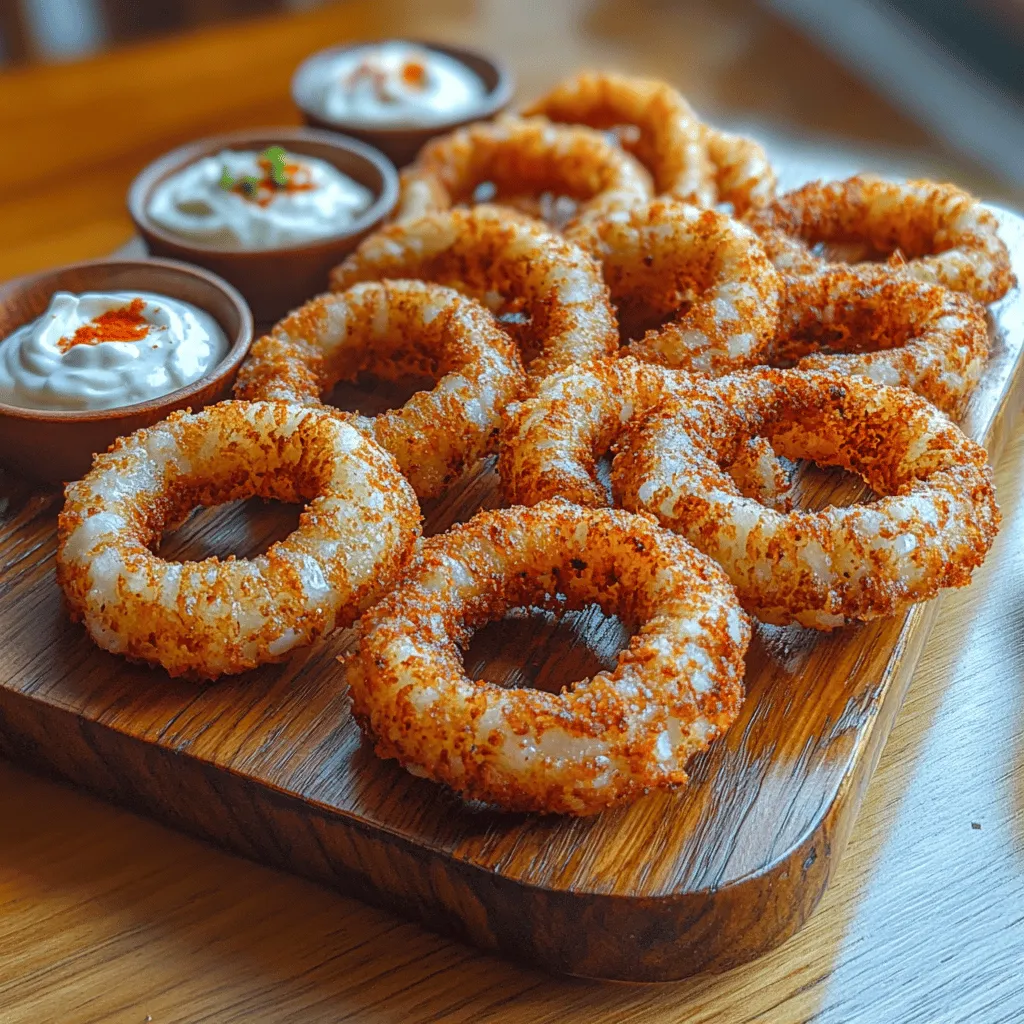 To create the perfect Crispy Delight Onion Rings, it’s essential to understand the role each ingredient plays in building flavor and texture. Here’s a closer look at the main ingredients that contribute to this delicious recipe: