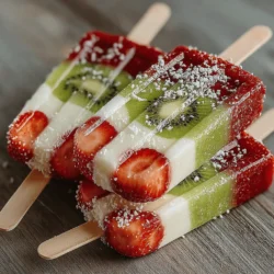 As the temperatures rise and summer approaches, the craving for frozen treats becomes almost universal. Whether lounging by the pool, hosting a backyard barbecue, or simply enjoying a sunny day, nothing quite satisfies like a refreshing popsicle. Among the myriad of frozen delights, Frosty Strawberry Kiwi Bliss Pops stand out as a delicious and nutritious option. These vibrant pops are not only a feast for the eyes but also a guilt-free indulgence that brings together the natural sweetness of fruits and the creaminess of yogurt.