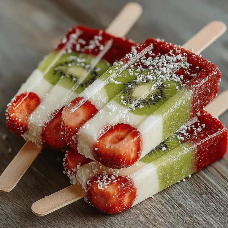 As the temperatures rise and summer approaches, the craving for frozen treats becomes almost universal. Whether lounging by the pool, hosting a backyard barbecue, or simply enjoying a sunny day, nothing quite satisfies like a refreshing popsicle. Among the myriad of frozen delights, Frosty Strawberry Kiwi Bliss Pops stand out as a delicious and nutritious option. These vibrant pops are not only a feast for the eyes but also a guilt-free indulgence that brings together the natural sweetness of fruits and the creaminess of yogurt.