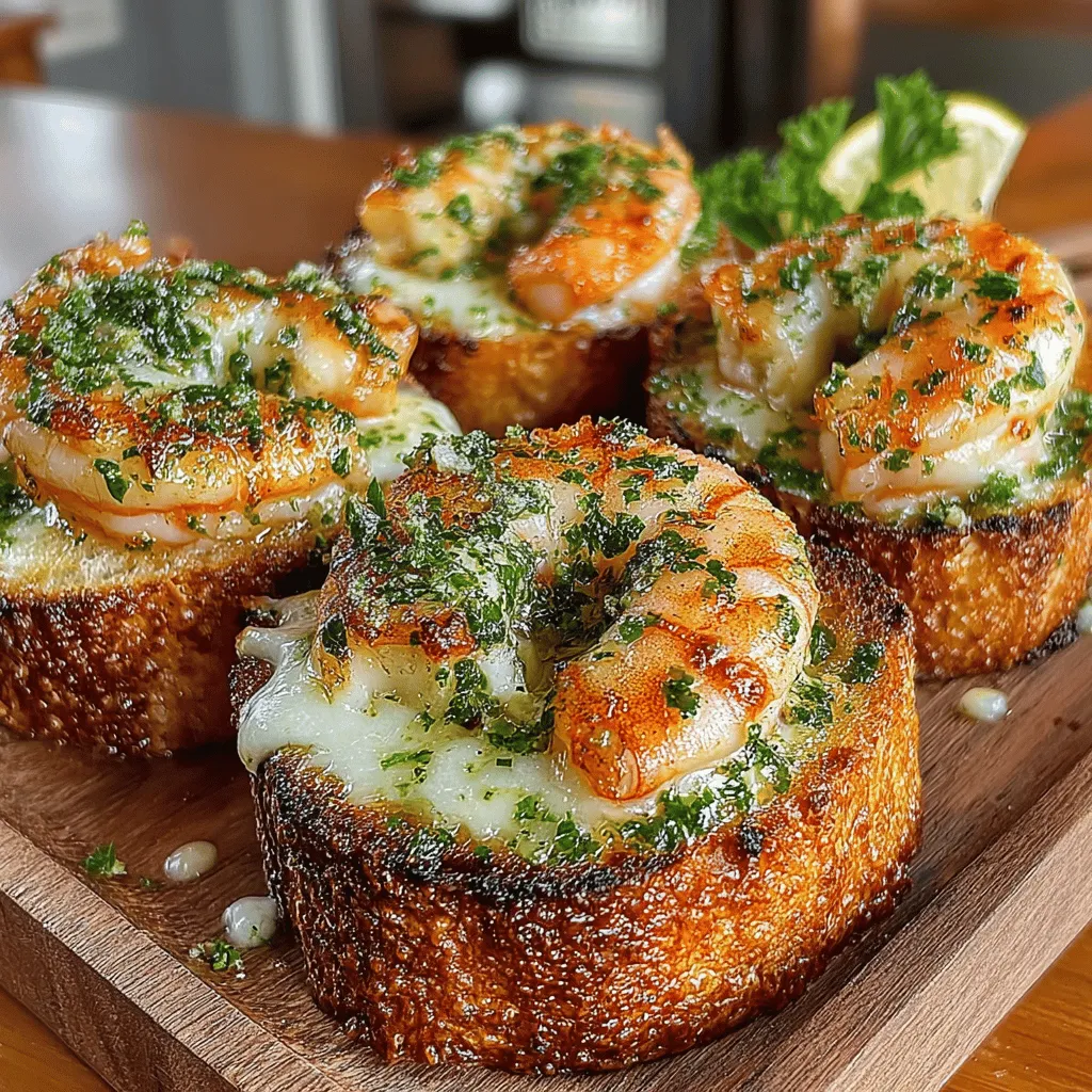 If you're in search of a scrumptious appetizer or a light meal that impresses without requiring hours in the kitchen, look no further than Lemon Garlic Butter Shrimp Toast Cups. This dish artfully combines the succulent flavor of shrimp with the bright acidity of lemon and the rich, savory notes of butter, creating an irresistible bite that is sure to delight your guests. Perfect for casual gatherings, elegant brunches, or festive occasions, these toast cups strike a balance between simplicity and sophistication.