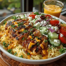 Chilled Mediterranean Chicken & Orzo Delight