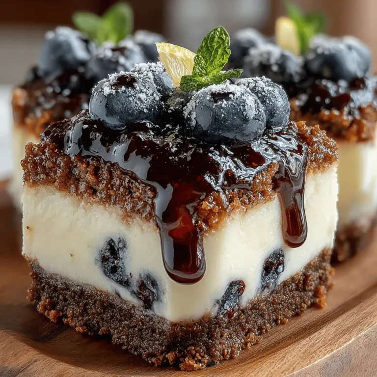 As the seasons change and warmer weather approaches, the allure of no-bake desserts becomes more pronounced. These sweet treats offer a delightful reprieve from the heat, allowing us to indulge in scrumptious flavors without the added burden of turning on the oven. Among the myriad of no-bake options, Blueberry Bliss No-Bake Pie Bars stand out as a particularly refreshing and easy dessert choice. Not only are they visually appealing with their vibrant layers, but they also encompass the perfect balance of sweetness and tartness, making them a crowd-pleaser at any gathering.