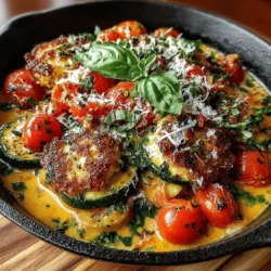 Creamy Tomato & Zucchini Skillet Recipe