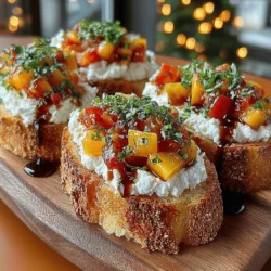 Bruschetta, pronounced "broo-skeh-tah," is a traditional Italian appetizer that dates back to the 15th century. Originating in central Italy, bruschetta typically consists of grilled bread topped with a variety of savory ingredients. The classic version features ripe tomatoes, garlic, and fresh basil, but the versatility of bruschetta allows for countless variations that cater to different flavor preferences and seasonal ingredients.