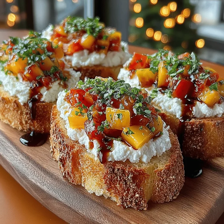 Bruschetta, pronounced "broo-skeh-tah," is a traditional Italian appetizer that dates back to the 15th century. Originating in central Italy, bruschetta typically consists of grilled bread topped with a variety of savory ingredients. The classic version features ripe tomatoes, garlic, and fresh basil, but the versatility of bruschetta allows for countless variations that cater to different flavor preferences and seasonal ingredients.