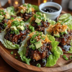Are you looking for a healthy yet delicious meal that is sure to impress family and friends? Look no further than Savory Beef Lettuce Wraps with Blueberry Glaze. This innovative dish combines the rich, savory flavors of seasoned ground beef with a sweet and tangy blueberry glaze, creating a culinary experience that is both satisfying and refreshing. The balance of flavors not only excites the palate but also makes for a visually appealing presentation, perfect for any dining occasion.