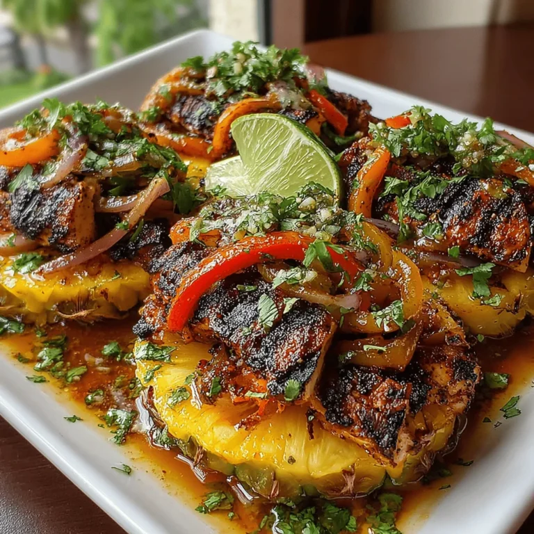 As the sun shines brightly and summer approaches, the craving for vibrant and refreshing meals often takes center stage. One delightful dish that perfectly encapsulates the essence of summer is Tropical Grilled Chicken Pineapple Bowls. This recipe combines the succulent flavors of grilled chicken with the sweetness of fresh pineapple and a medley of colorful vegetables, creating a visually appealing and deliciously satisfying meal. Not only is this dish a feast for the eyes, but it is also packed with nutrients, making it a perfect choice for a healthy lifestyle.