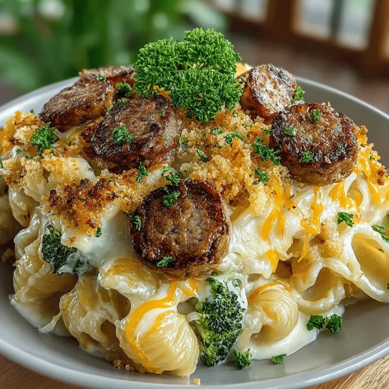 In the world of comfort food, few dishes are as beloved as mac and cheese. This classic dish has transcended generations, evolving from a simple combination of pasta and cheese into countless variations that cater to different tastes and preferences. One such delightful twist on this cherished recipe is the Smoked Sausage and Broccoli Mac Bake. By incorporating hearty smoked sausage and vibrant broccoli, this dish elevates the traditional mac and cheese experience, offering a delightful balance of flavors and textures. It’s perfect for family gatherings, potlucks, or a cozy weeknight dinner, providing a filling meal that doesn't skimp on nutrition.