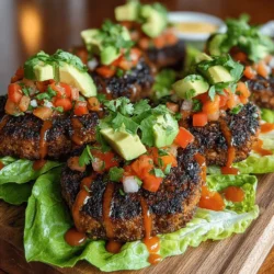 Creating perfect patties is essential for ensuring that your Sizzling Spicy Black Bean Burger Lettuce Wraps cook evenly. Here are some tips to help you achieve uniformly sized patties every time: