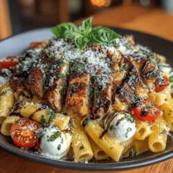 Grilled Chicken Bruschetta Pasta: A Flavorful Delight