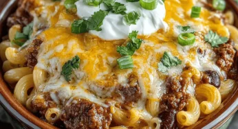 Cheesy Bliss Chili Mac Recipe