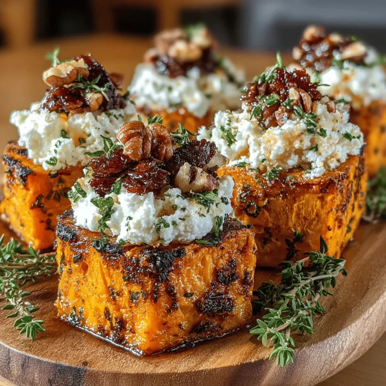 Sweet Potato Dreams with Creamy Goat Cheese is a dish that encapsulates the essence of comfort food while providing a sophisticated touch, making it an ideal choice for both casual gatherings and festive occasions. This delightful appetizer or side dish marries earthy sweet potatoes with the rich, tangy flavor of goat cheese, creating a harmonious balance that is sure to please a wide variety of palates. Topped with crunchy pecans, this dish not only looks stunning but also packs a nutritional punch, making it a favored option for health-conscious eaters and food enthusiasts alike.