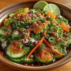 As the warm days of summer approach, the appeal of fresh, crisp slaws becomes undeniable. These vibrant dishes offer a delightful crunch and a refreshing taste, making them the perfect accompaniment to a variety of meals. Whether served alongside grilled meats at a backyard barbecue, shared at a picnic, or enjoyed as a light side dish for family dinners, slaws are incredibly versatile. One slaw that stands out for its unique flavor profile and health benefits is the Zesty Spicy Cucumber & Hatch Slaw. This recipe combines the refreshing qualities of cucumbers with the distinctive heat of Hatch chiles, creating a dish that is not only delicious but also packed with nutrients.