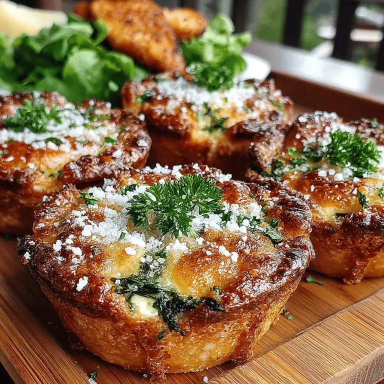 The beauty of the mini spinach ricotta tartlets lies in their versatility. You can easily adjust flavors to suit your taste preferences or dietary requirements. Here are some ideas to personalize your tartlets: