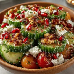 As the leaves turn and the air becomes crisp, the flavors of fall begin to emerge, inviting us to celebrate the season with vibrant and wholesome dishes. One such dish that captures the essence of autumn is the Fall Harvest Cucumber & Pomegranate Salad. This refreshing salad not only serves as a delightful side dish for your fall gatherings but also shines as a light meal option packed with nutrition. The combination of fresh cucumbers, juicy pomegranates, and a medley of other seasonal ingredients brings together a unique blend of flavors and textures that are both satisfying and invigorating.
