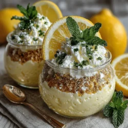 In recent years, the demand for healthy desserts has soared as more individuals seek to satisfy their sweet cravings without compromising their dietary goals. This growing trend has led to the creation of innovative and nutritious recipes that blend indulgence with health, making it easier than ever to enjoy a guilt-free treat. Among these delightful options, the Zesty Chia Lemon Delight Cups stand out as a refreshing and wholesome choice that is sure to please your palate while nourishing your body.