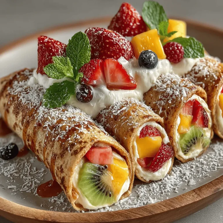 Fresh fruit wraps are a delightful way to enjoy the vibrant flavors of nature while indulging in a healthy snack or dessert. The appeal of these wraps lies not only in their colorful presentation but also in their versatility. They can be a quick pick-me-up during the day, a refreshing addition to a party platter, or a fun and nutritious treat for kids. Among the many variations of fruit wraps, the Tropical Paradise Fruit Wraps stand out as a fun, healthy, and visually stunning dish that brings a taste of the tropics to your table.