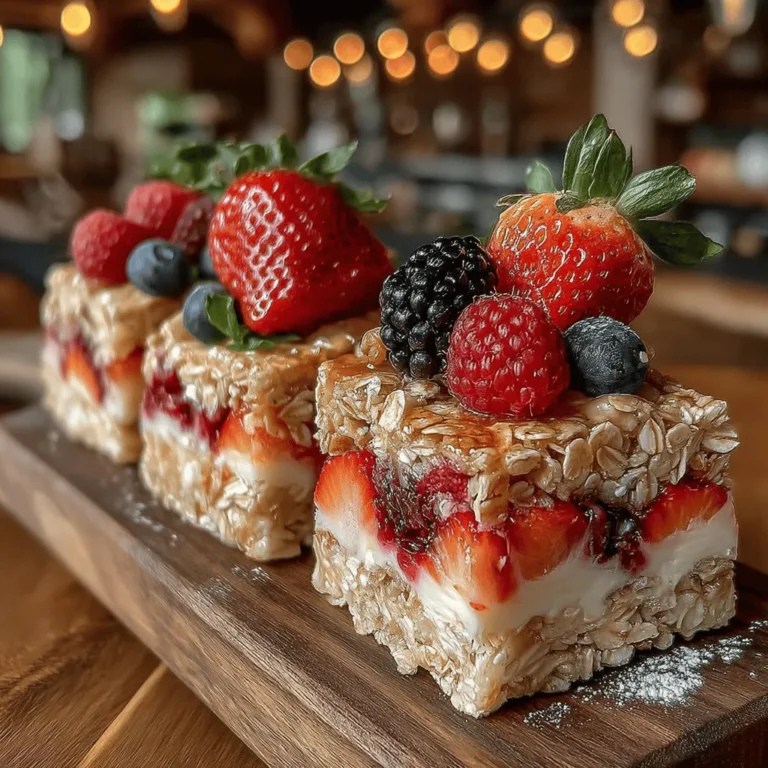 In recent years, the trend of healthy snacking has gained remarkable momentum, driven by a growing awareness of the importance of nutrition in our daily lives. People are increasingly seeking out snacks that not only satisfy their cravings but also contribute positively to their health. Whether it's for a mid-morning boost or an after-school treat, the demand for wholesome snack options is on the rise. Enter the Berry Bliss Oat Cereal Bars—a delightful fusion of flavor, nutrition, and convenience that perfectly fits the bill. These bars are not only easy to make, but they also pack a powerful punch of nutrients, making them an ideal choice for anyone looking to maintain a healthy lifestyle.