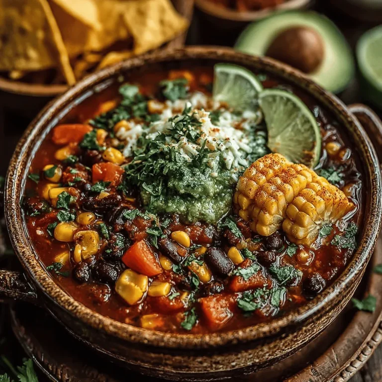 Chili is more than just a dish; it’s a culinary experience steeped in tradition and comfort. From hearty meat-based versions to vibrant vegetarian styles, chili brings warmth and satisfaction to any table. This Sweet Corn Chili Sensation takes that beloved concept and introduces a delightful twist. By incorporating sweet corn, this recipe not only offers a burst of sweetness that contrasts beautifully with the savory elements of traditional chili but also makes for a nutritious vegetarian option that’s sure to please both vegetarians and meat-lovers alike.