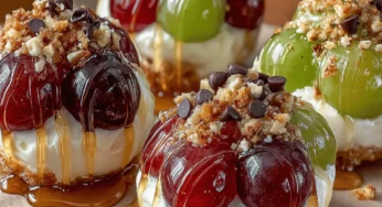 Chilled Grape Bliss Bites: A Refreshing Treat