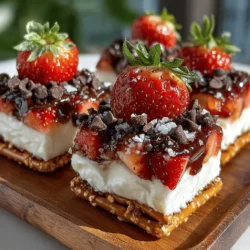 In recent years, the culinary world has seen a surge in the popularity of no-bake desserts. These easy-to-make treats not only save time but also offer a refreshing alternative to traditional baked goods, especially during the warm summer months. Among the myriad of no-bake recipes, Strawberry Pretzel Bliss Bites stand out as a quintessential summer delight. This delectable treat combines the delightful crunch of pretzels with the creamy richness of a yogurt filling, all while showcasing the vibrant freshness of strawberries.