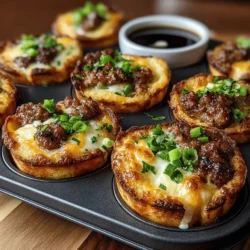 When it comes to brunch, few dishes can match the appeal of Sizzling Mini Sausage Waffle Brunch Cups. This delightful recipe is a mouthwatering fusion of two beloved breakfast staples: savory sausage and fluffy waffles. Combining these elements into bite-sized cups not only makes for a visually appealing dish but also offers a convenient and shareable option that’s perfect for gatherings, weekend brunches, or even a cozy family breakfast.