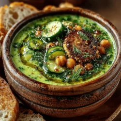 As the temperatures rise and the days grow longer, the idea of enjoying a refreshing soup becomes increasingly appealing. Light, invigorating, and packed with flavor, refreshing soups are an excellent way to nourish the body while satisfying the palate. The ‘Refreshing Chickpea & Cucumber Soup’ not only embodies these attributes but also brings a delightful twist to traditional soup recipes, making it a perfect choice for any occasion—whether served warm or chilled.