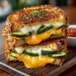Grilled cheese sandwiches have long been celebrated as a comfort food staple, evoking memories of childhood lunches and cozy dinners. Their simplicity and warmth make them a go-to dish for many. However, while the classic version—crispy, buttery bread encasing gooey, melted cheese—will always hold a special place in our hearts, the Zesty Zucchini Grilled Cheese Sandwich offers a delightful and nutritious twist on this beloved classic. By incorporating fresh zucchini into the sandwich, you not only enhance its flavor and texture but also boost its nutritional value, making it a perfect option for any meal—be it brunch, lunch, or a quick dinner.