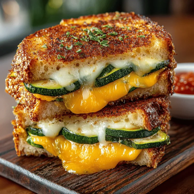 Grilled cheese sandwiches have long been celebrated as a comfort food staple, evoking memories of childhood lunches and cozy dinners. Their simplicity and warmth make them a go-to dish for many. However, while the classic version—crispy, buttery bread encasing gooey, melted cheese—will always hold a special place in our hearts, the Zesty Zucchini Grilled Cheese Sandwich offers a delightful and nutritious twist on this beloved classic. By incorporating fresh zucchini into the sandwich, you not only enhance its flavor and texture but also boost its nutritional value, making it a perfect option for any meal—be it brunch, lunch, or a quick dinner.
