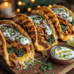 If you’re looking for a delightful twist on traditional flavors, Mini Chicken Tikka Pita Melts are the perfect dish to satisfy your cravings. This recipe marries the beloved Indian chicken tikka with the convenience of pita bread, resulting in a snack or meal that is not only delicious but also incredibly versatile. Whether you serve them as an appetizer at your next gathering, a fun lunch for the kids, or a quick dinner option, these mini melts are sure to impress.