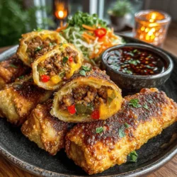 Egg rolls are a beloved snack or appetizer, known for their crispy exterior and savory fillings. Their versatility allows for a variety of ingredients, making them a popular choice in many cuisines. One standout version that has been gaining traction among food enthusiasts is the Spicy Hatch Chili Chicken Egg Roll. This dish marries the satisfying crunch of a traditional egg roll with the bold, vibrant flavors of Hatch green chiles, creating a culinary experience that is both exciting and comforting.