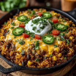 If you're on the hunt for a dish that perfectly marries comfort and vibrant flavors, look no further than the Hatch Chili Nacho Rice Skillet. This hearty meal is a delightful fusion of textures and tastes, making it an ideal choice for family dinners or casual get-togethers. The star of this dish is undoubtedly the Hatch chiles, known for their unique flavor and mild heat, which elevates the classic concept of a nacho skillet into a wholesome, satisfying meal.