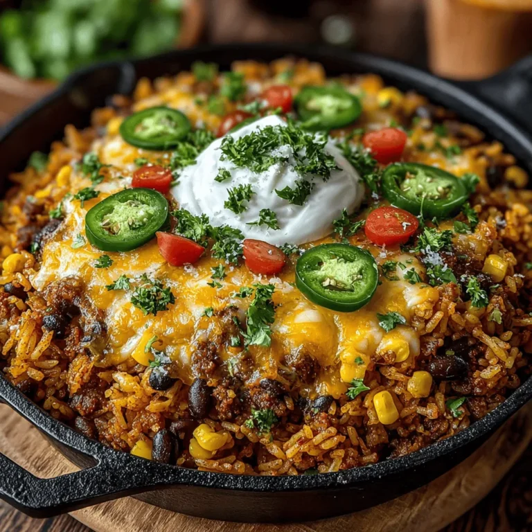 If you're on the hunt for a dish that perfectly marries comfort and vibrant flavors, look no further than the Hatch Chili Nacho Rice Skillet. This hearty meal is a delightful fusion of textures and tastes, making it an ideal choice for family dinners or casual get-togethers. The star of this dish is undoubtedly the Hatch chiles, known for their unique flavor and mild heat, which elevates the classic concept of a nacho skillet into a wholesome, satisfying meal.